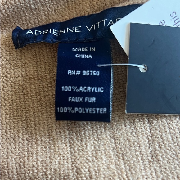 Adrienne Vittadini Soft Tan Teddy Jacket - Picture 7 of 7